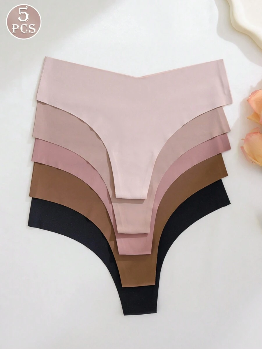 Kit Calcinhas Fio Dental Compre 5 e leve 10 Sem Costura Corte a Laser