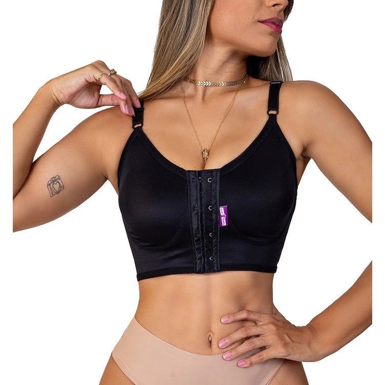 Sutiã Com Reforço Pós-cirúrgico Mamoplastia prótese silicone