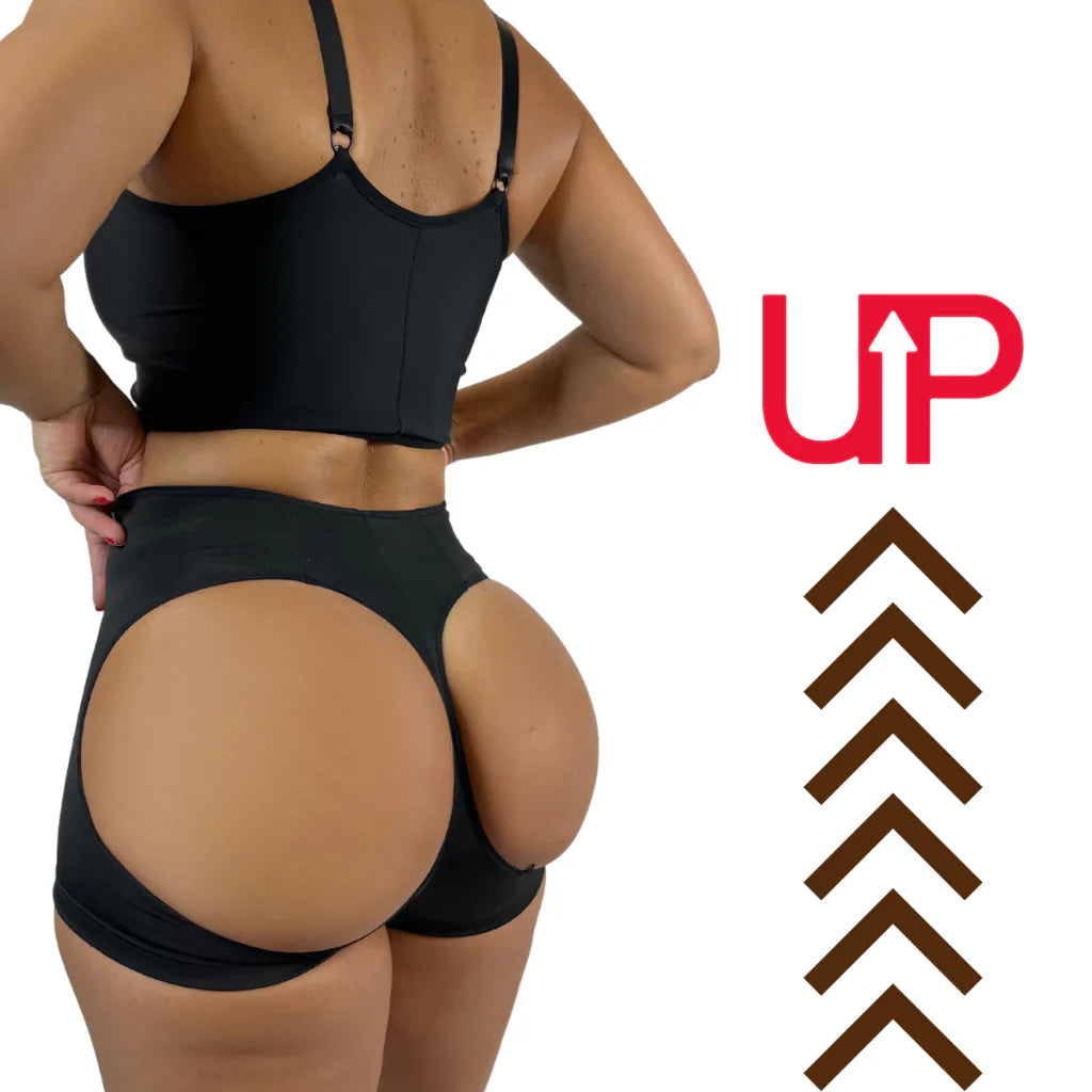 Calcinha Empina Bumbum Chapa Barriga Short Modelador Bumbum