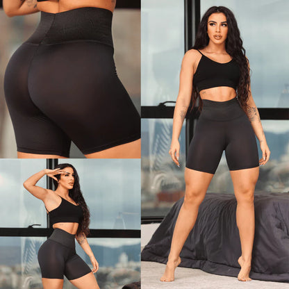 Short Cinta Modelador Bermuda Reduz Medidas Pós Cirúrgico Levanta Bumbum Efeito Lipo Compressão