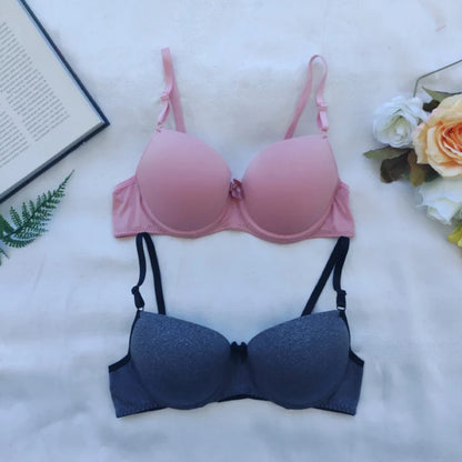Kit C/4 Sutiã Básico Com Bojo Do P Ao Gg Direto da Fábrica Escolha Cor