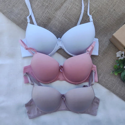 Kit C/4 Sutiã Básico Com Bojo Do P Ao Gg Direto da Fábrica Escolha Cor