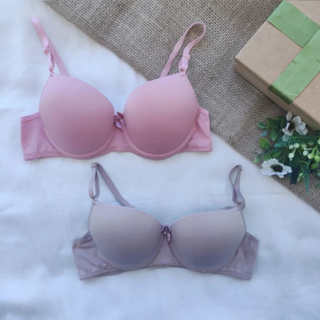 Kit C/4 Sutiã Básico Com Bojo Do P Ao Gg Direto da Fábrica Escolha Cor