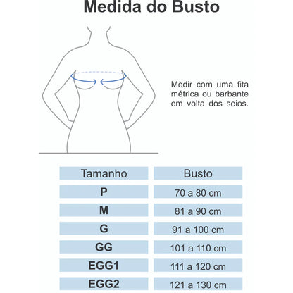Sutiã Pós Cirúrgico Com Reforço Alta Compressão - Soutien