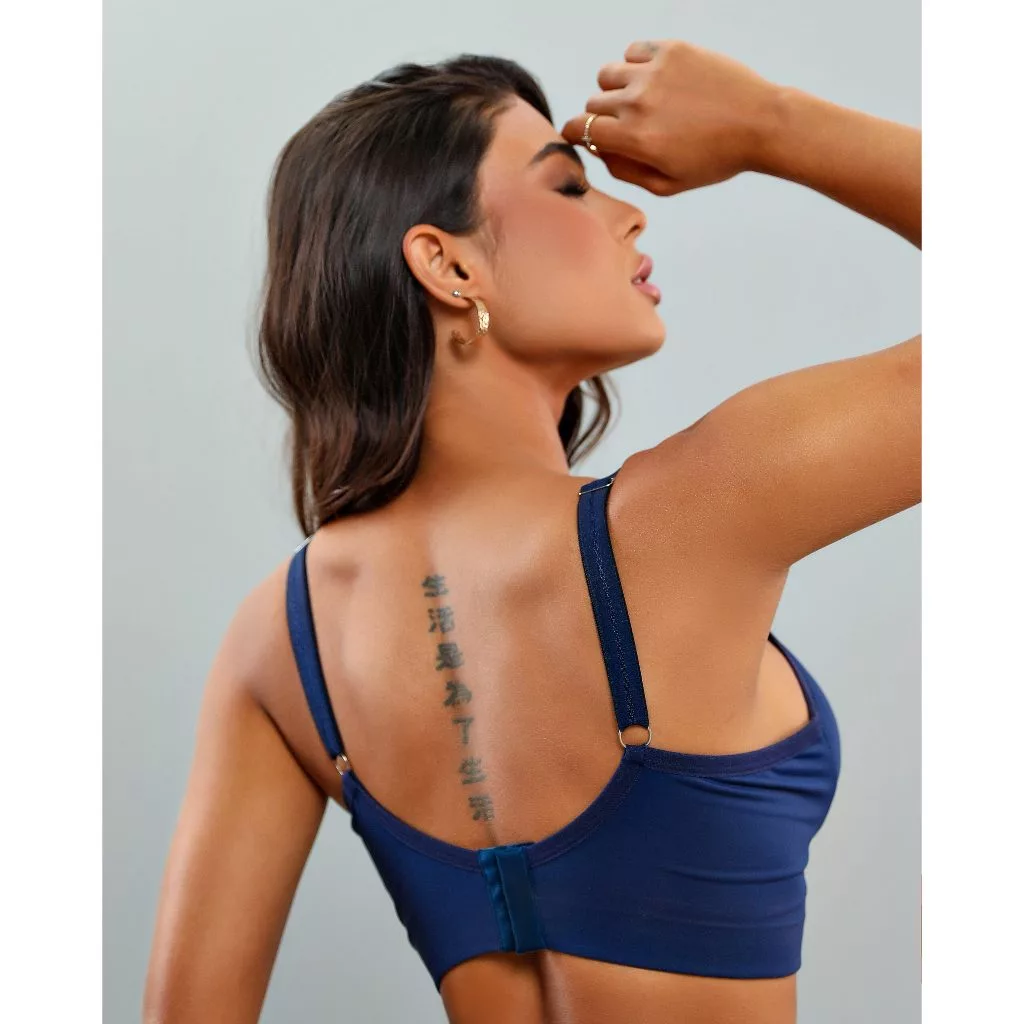 kit c/3 Reforçado de Microfibra Com Bojo - Lingerie Promoção Direto da Fábrica