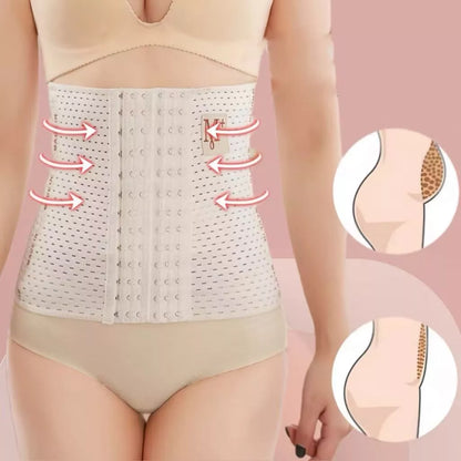 Cinta Modeladora Pós Parto e Correção de postura 6 Ajustes Fitness Alta Compressão