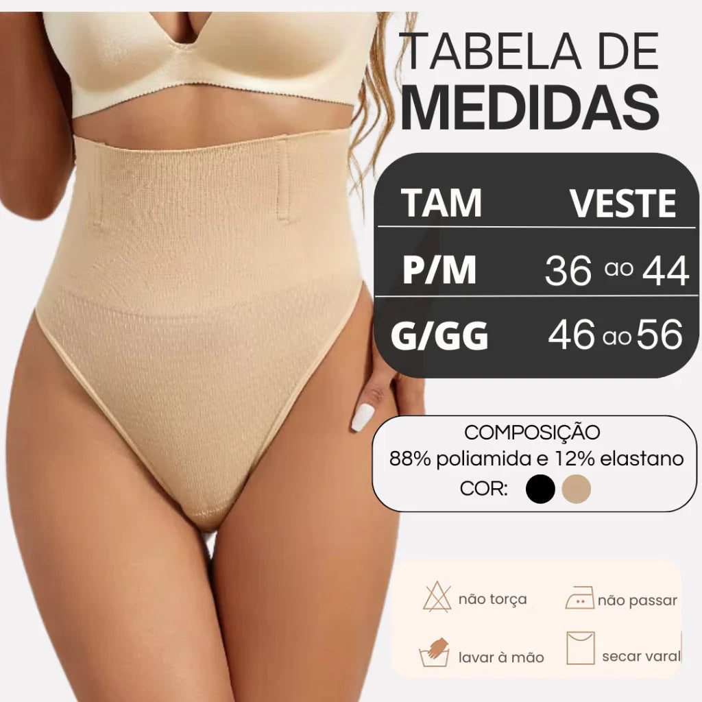 Calcinha Modeladora Compre 1 e leve duas - Cinta reduz medidas Alta Compressão