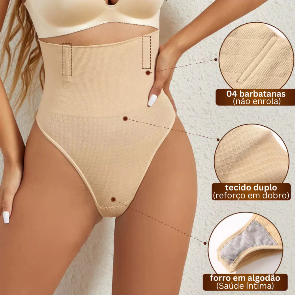 Calcinha Modeladora Compre 1 e leve duas - Cinta reduz medidas Alta Compressão