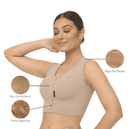 Sutiã Pós cirúrgico com alça Regata Opta Corpus