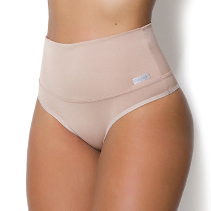 Kit 3 Calcinhas Modeladora Cinta Pós Parto Seca Barriga Compressão Redutora De Medidas Cós Alto