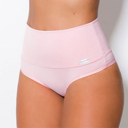 Kit 3 Calcinhas Modeladora Cinta Pós Parto Seca Barriga Compressão Redutora De Medidas Cós Alto