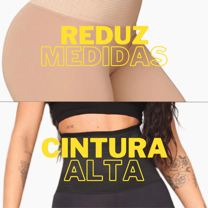 Short Empina Bumbum Ajuda Emagrecimento Com Cinta Modeladora Efeito lifting Com Compressão