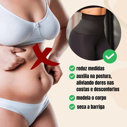 Short Empina Bumbum Ajuda Emagrecimento Com Cinta Modeladora Efeito lifting Com Compressão