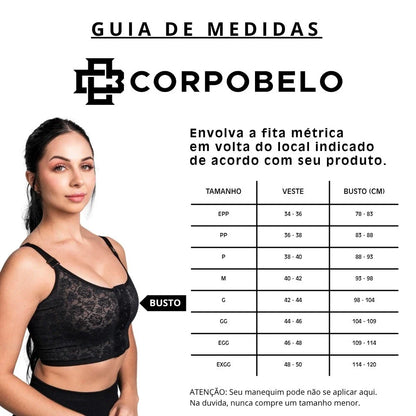 Sutiã Pós-Cirúrgico com Fecho Frontal – Alta Compressão e Alça Regata