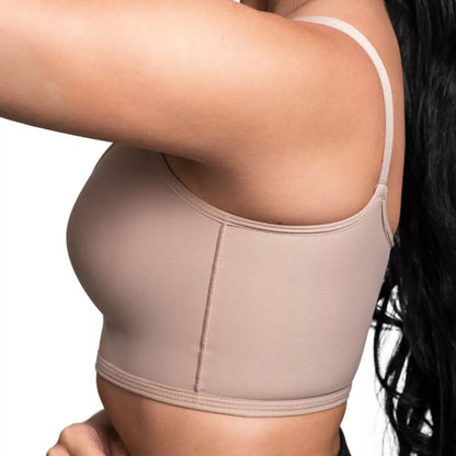 Sutiã Pós-Cirúrgico com Fecho Frontal – Sem Costura e Media Compressão