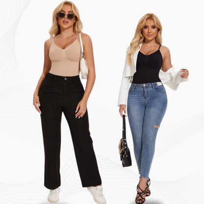 Macacão Cinta Modeladora Corpo Inteiro Pós-Parto Alta Compressão Sem Costura Body Redutor Microfibra Plus Size