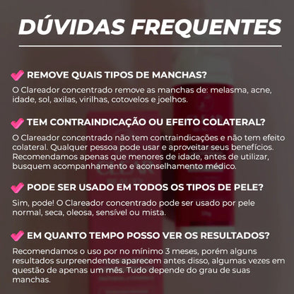 Clareador de virilha e axila Creme Clareador Partes Intimas - Clear Beauty