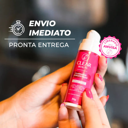 Clareador de virilha e axila Creme Clareador Partes Intimas - Clear Beauty