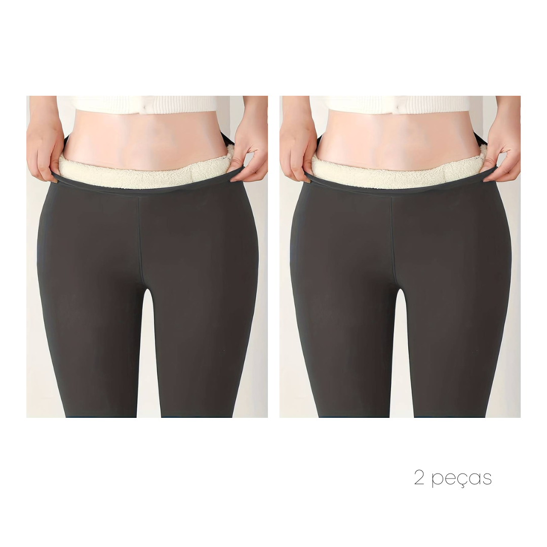 Legging Térmica Inverno Perfeito - KIT 2 PEÇAS + PORTE GRÁTIS