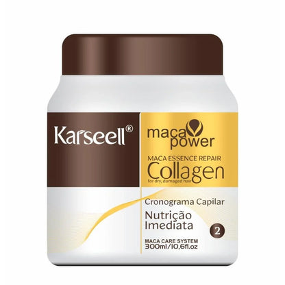 Kit Cronograma Capilar Completo Karseell – 3 Máscaras (Hidratação, Nutrição e Reconstrução)