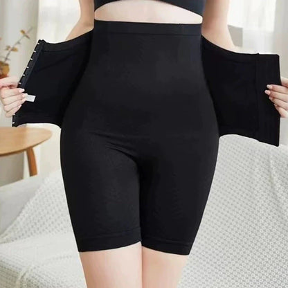 Short Cinta Modeladora Fechamento Em Colchete Pós Parto Pós Cirúrgico