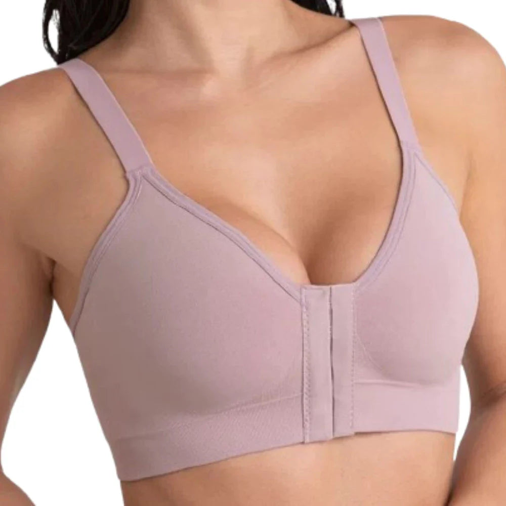 Kit 2 Sutiã Sustentação Pós Cirúrgico Reforçado Abertura Frontal Mamoplastia Operatório Mastopexia