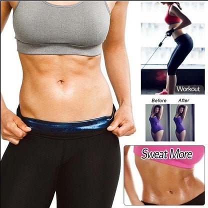 Cinta Short Sauna Modeladora Queima Gordura Exercícios Sweat Shaper