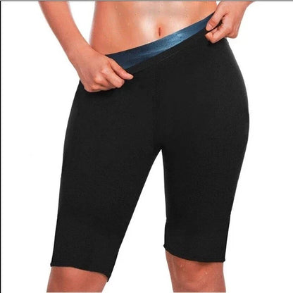 Cinta Short Sauna Modeladora Queima Gordura Exercícios Sweat Shaper