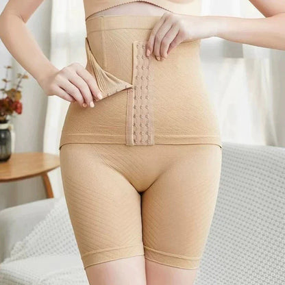 Short Cinta Modeladora Fechamento Em Colchete Pós Parto Pós Cirúrgico