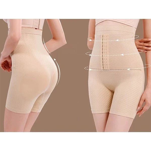 Short Cinta Modeladora Fechamento Em Colchete Pós Parto Pós Cirúrgico