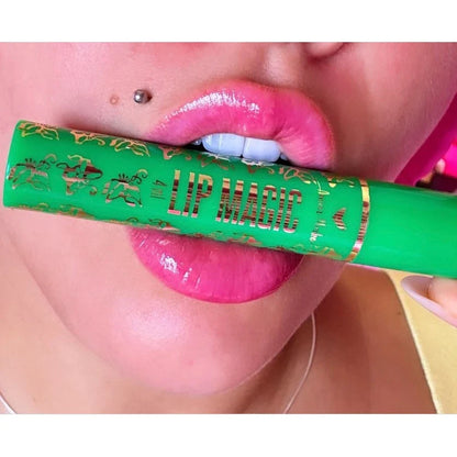 Gloss Labial Mágico Lip Verde Fica Rosa Liquido ORIGINAL LANÇAMENTO +Batom Verde da Vovó ORIGINAL