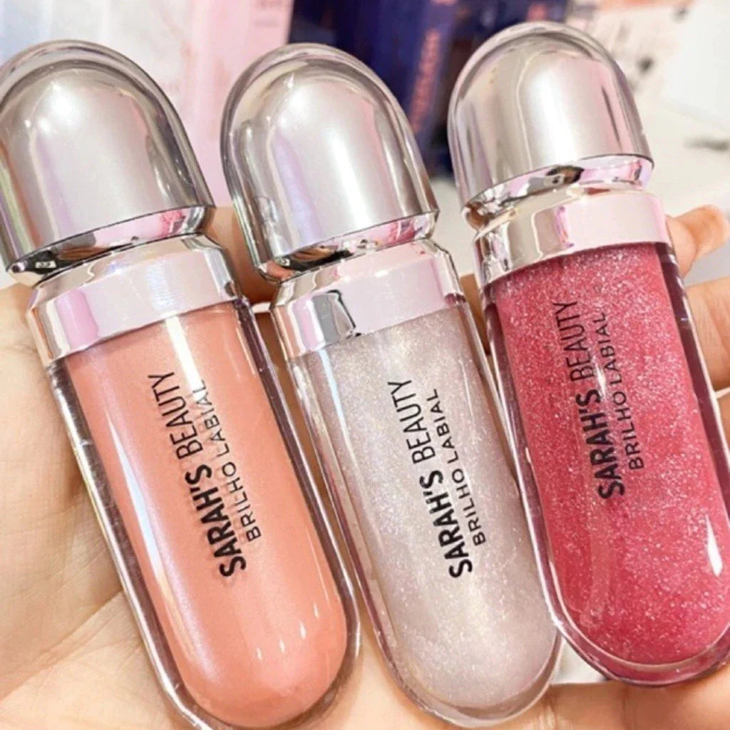 Kit Com 2 Gloss Lip Sarahs Beauty Lip Glos Brilho -S6131 Promotion