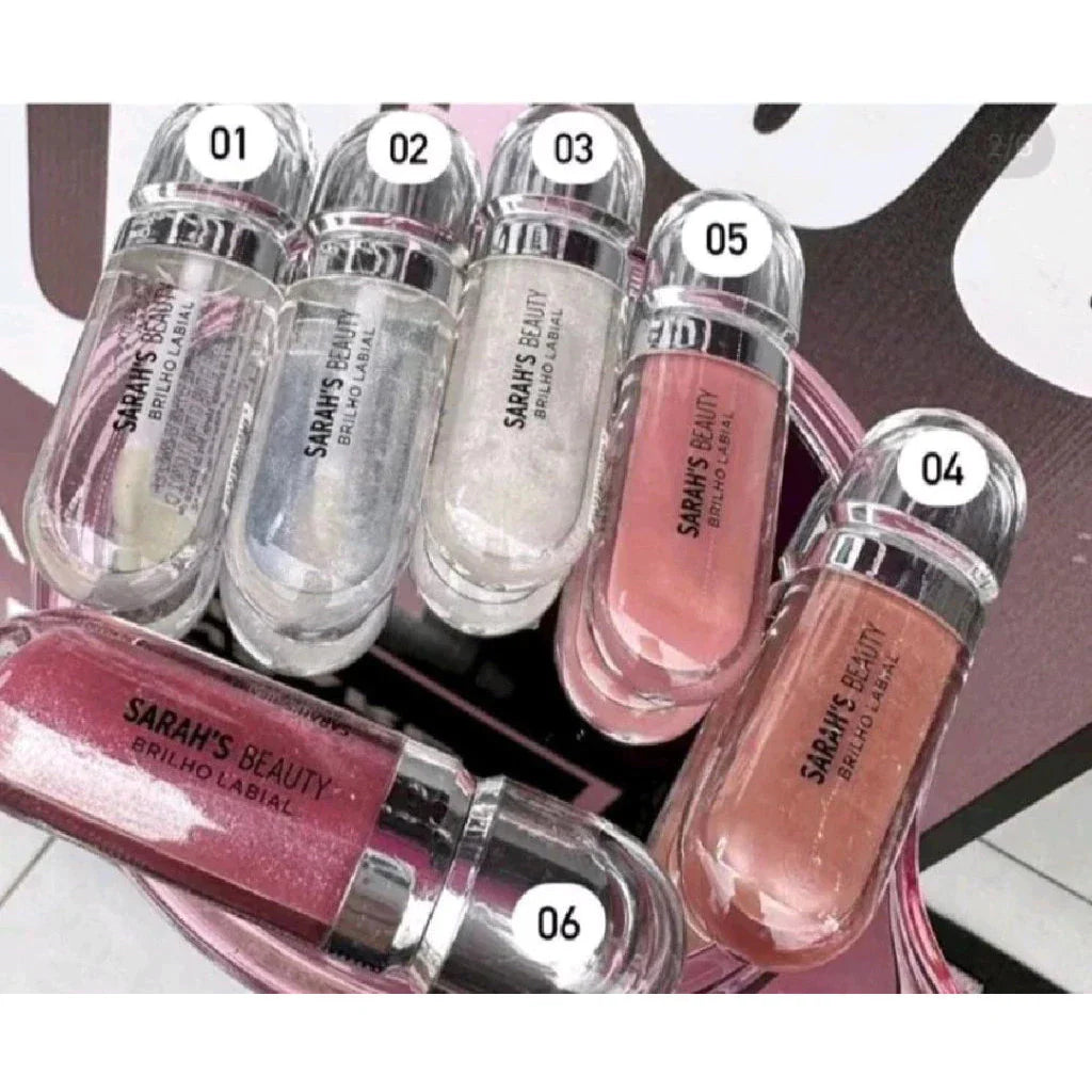 Kit Com 2 Gloss Lip Sarahs Beauty Lip Glos Brilho -S6131 Promotion