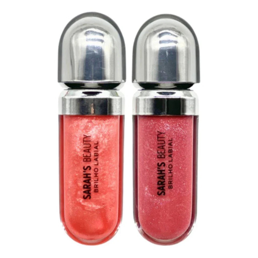Kit Com 2 Gloss Lip Sarahs Beauty Lip Glos Brilho -S6131 Promotion